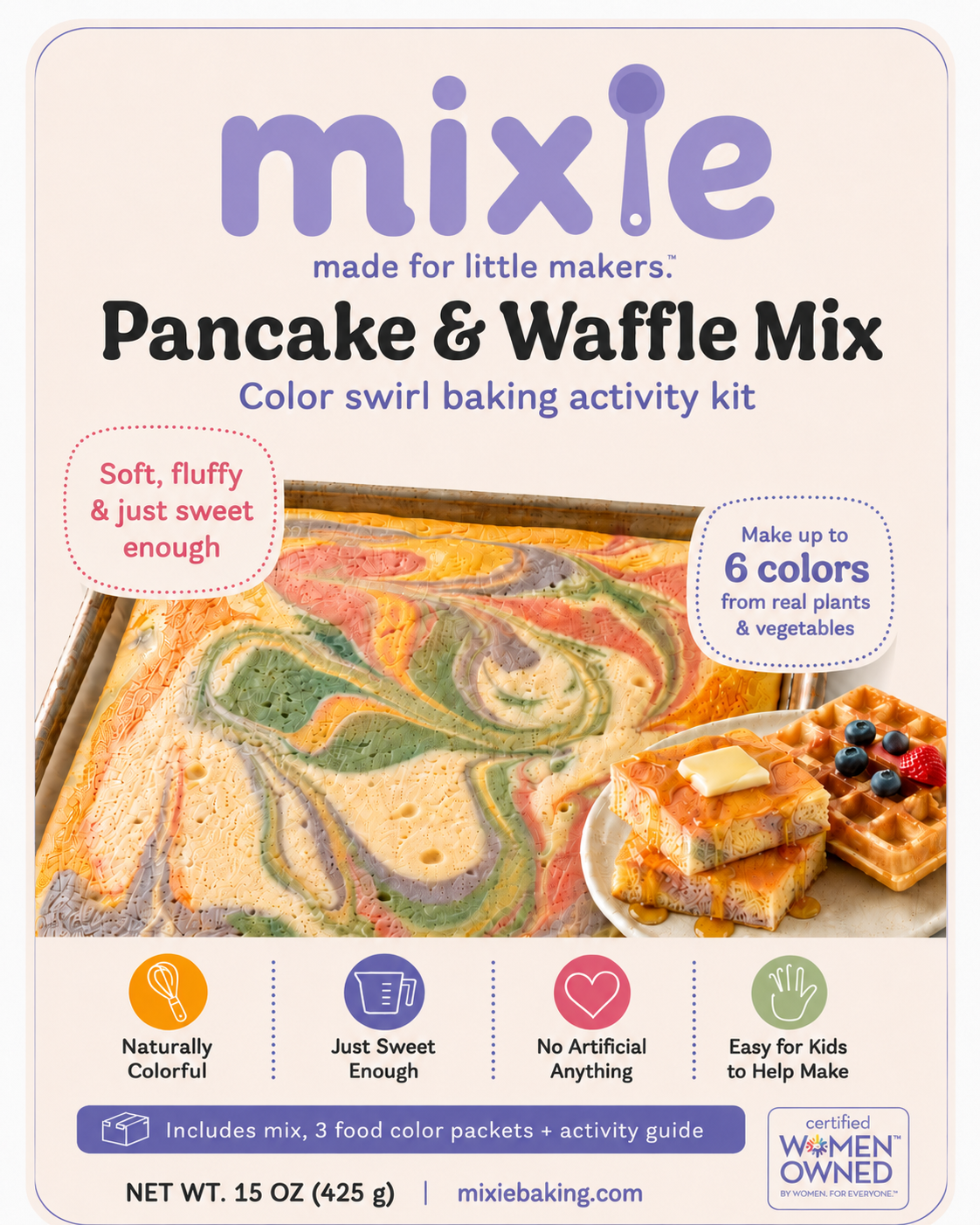 Colorful Pancake & Waffle Kit