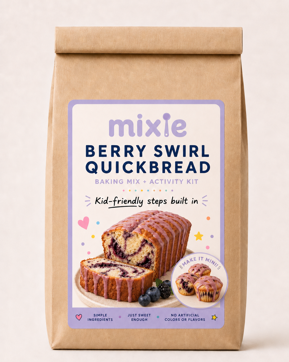 Swirl Berry Quickbread